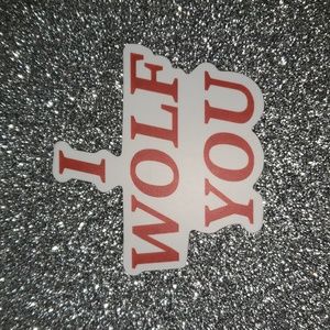 TV SHOW NETFLIX Waterproof Sticker YOU wolf